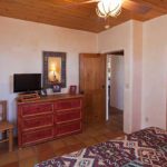 Taos vacation rental lodging guest bedroom