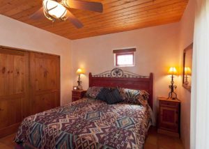 Taos vacation rental lodging guest bedroom