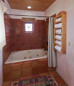 Taos lodging vacation home bathroom